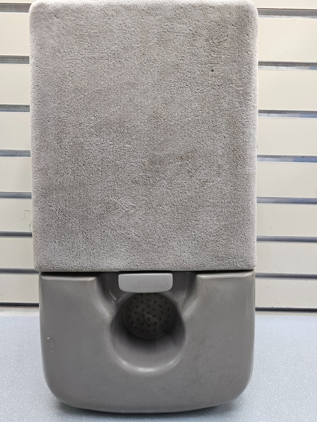 🔥97-03 Ford F150 Center Console JUMP SEAT Cloth/Leather Cup Holder LT GRAY JS6