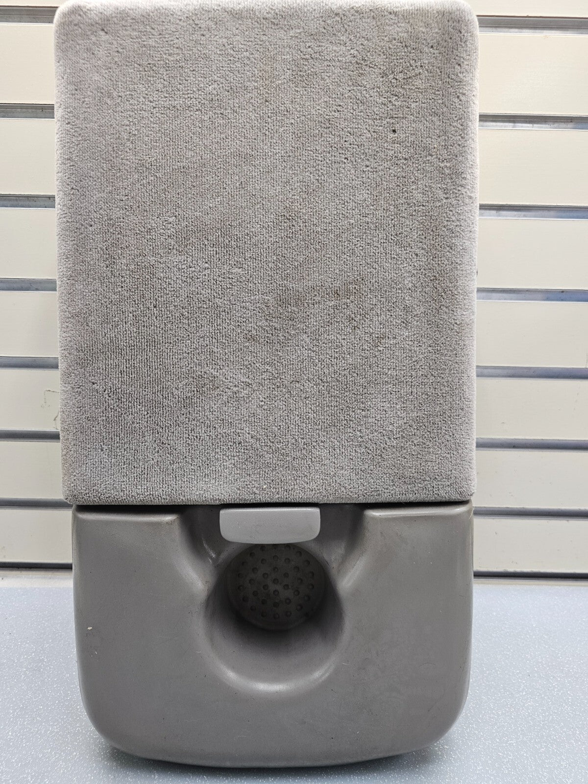 🔥97-03 Ford F150 Center Console JUMP SEAT Cloth/Leather Cup Holder LT GRAY JS6