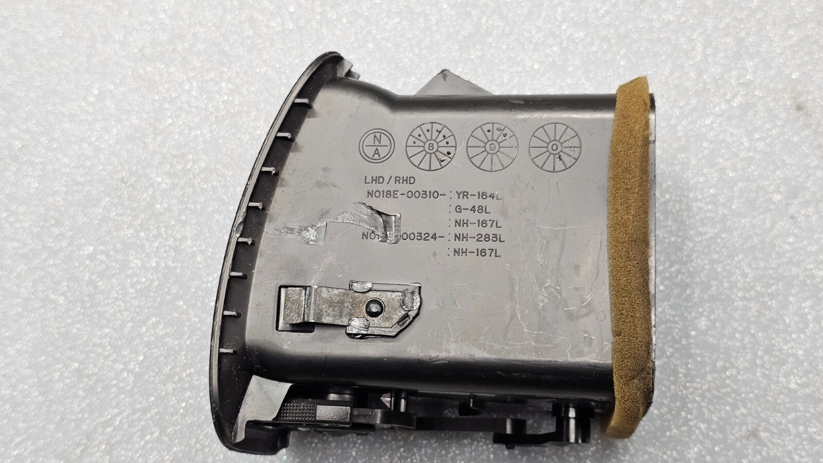 🔥99-03 ACURA TL CL DASH RIGHT PASSENGER Air Vent Heater Conditioning Black OEM