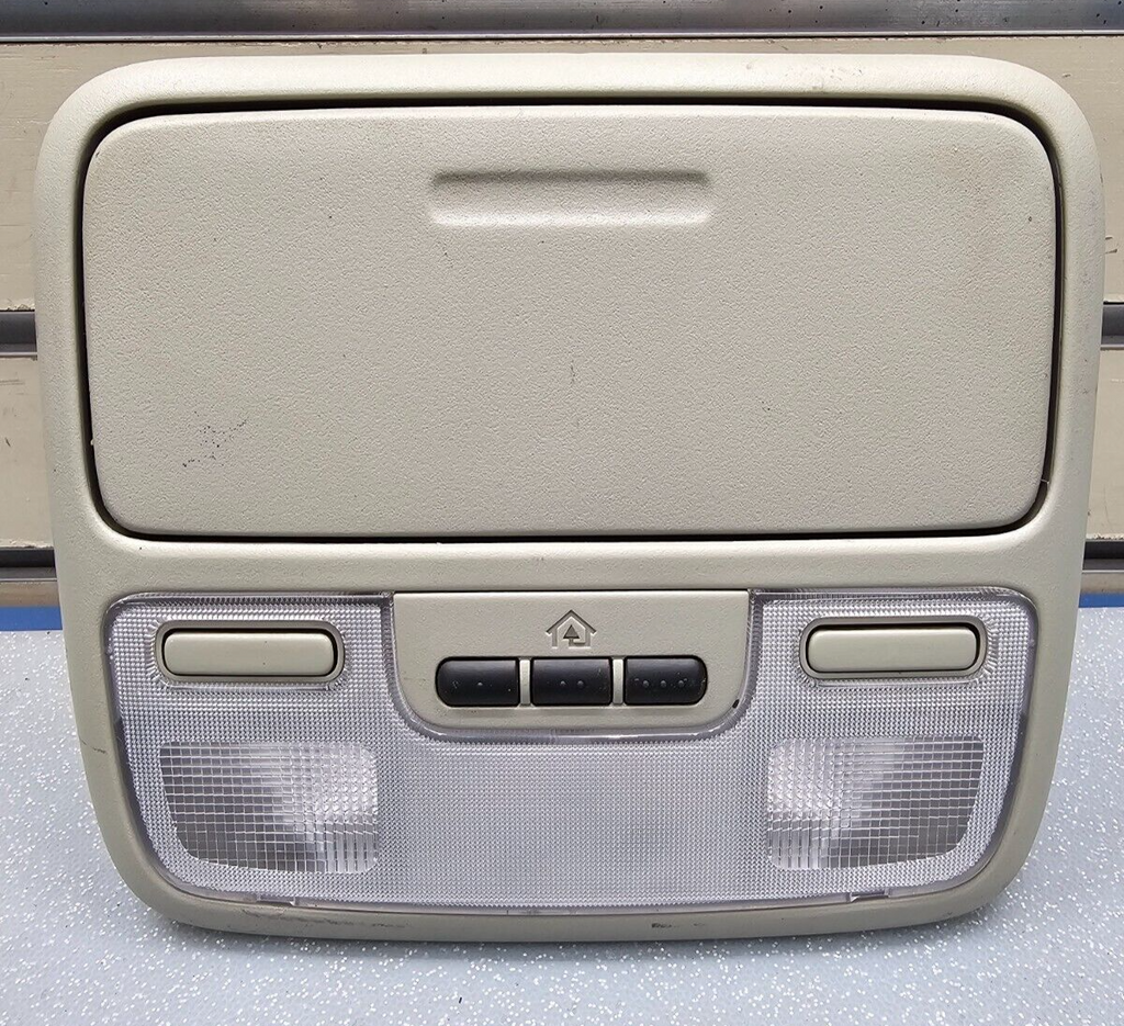 🔥99-03 Acura CL TL MDX ACCORD Overhead Console Dome Map Light Homelink LT Gray