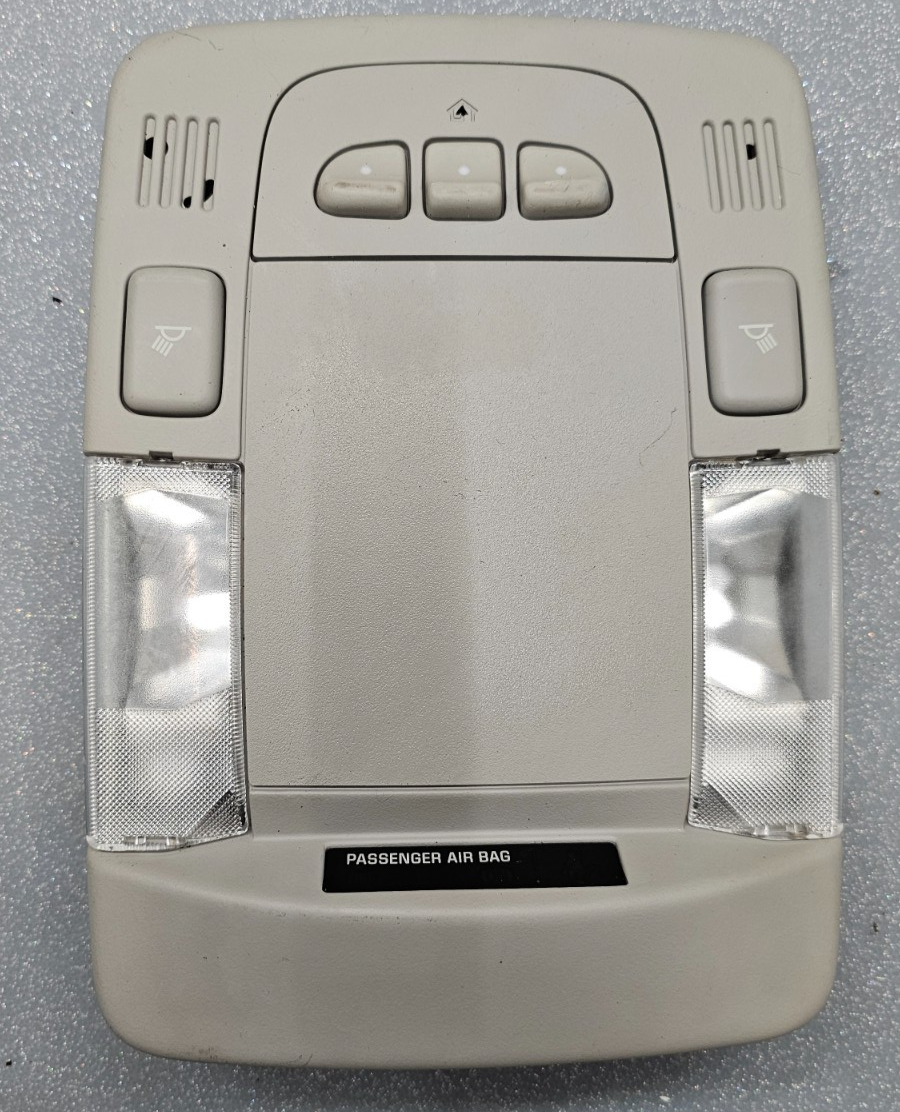 🔥06-11 DTS OVERHEAD CONSOLE DOME MAP LIGHT LAMP COMPARTMENT ASSEMBLY LIGHT GRAY