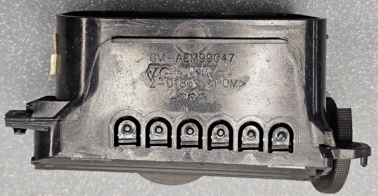 🔥06-13 CHEVY Impala Dash Left Driver Master Air Vent Heater Conditioning BLACK