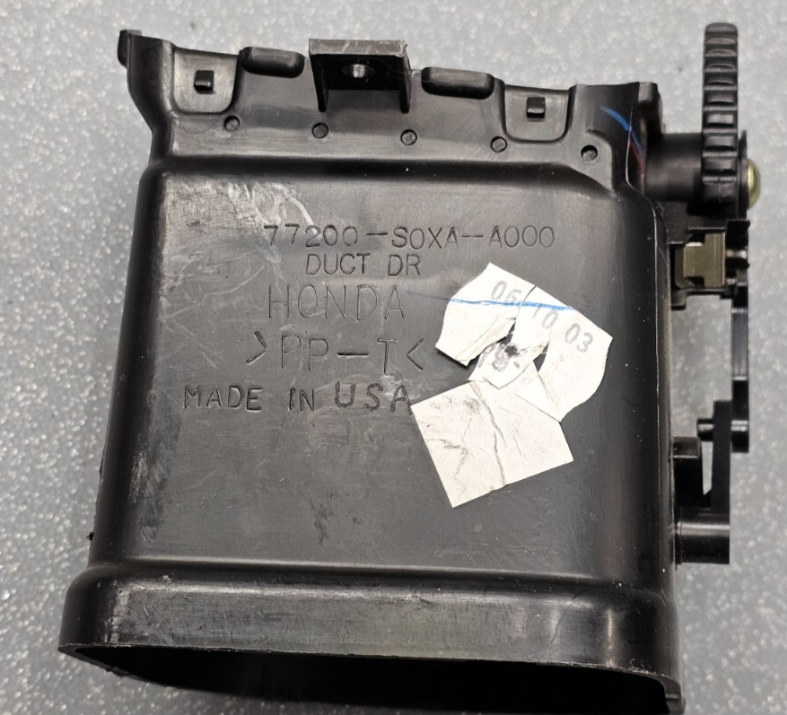 🔥99-04 Honda Odyssey Dash Left Driver Master Air Vent AC A/C Heater Panel Black