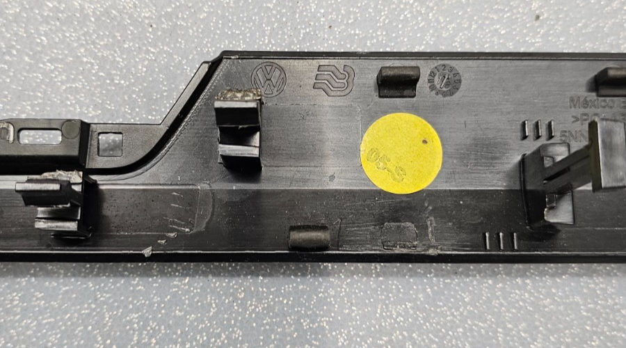 🔥18-20 VW TIGUAN FRONT RIGHT PASSENG DASH INSTRUMENT PANEL BEZEL TRIM WOOD