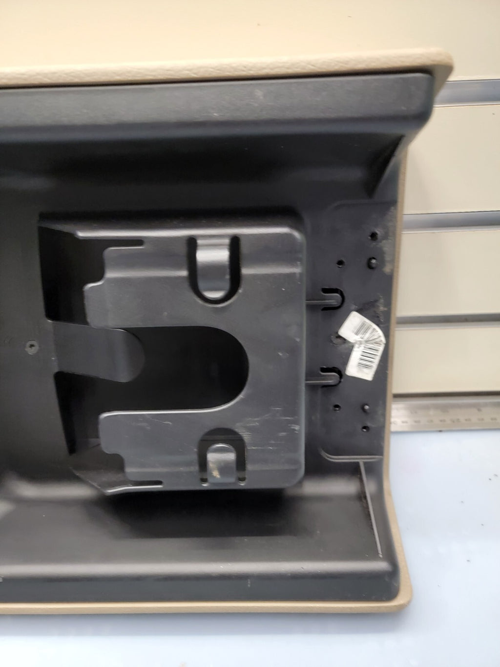 🔥07-14 FORD EXPEDITION CENTER CONSOLE COLUMN SHIFT ARM REST LID  TAN