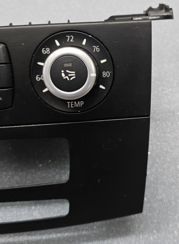 🔥04-10 BMW E60 AC HEATER CLIMATE TEMPERATURE CONTROL TRIM PANEL OEM