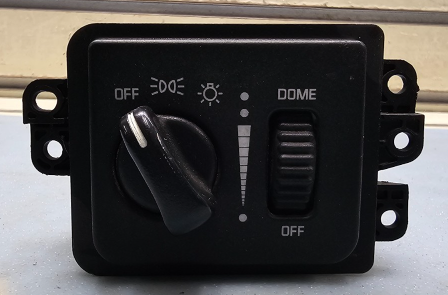 🔥01-04 DAKOTA DURANGO POWER HEADLIGHT HEADLAMP HEAD LIGHT LAMP SWITCH BLACK 