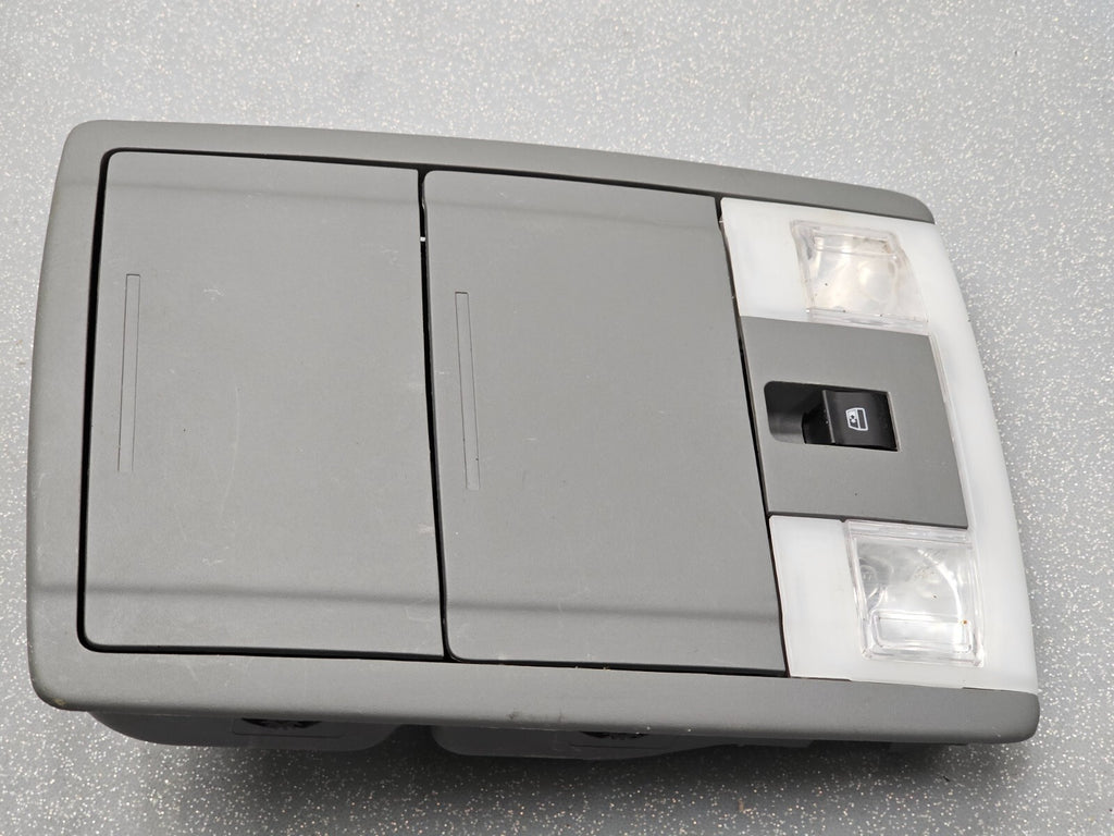 🔥09-14 Ford F150 Expedition Overhead Console Dome Map Light Storage Gray OEM