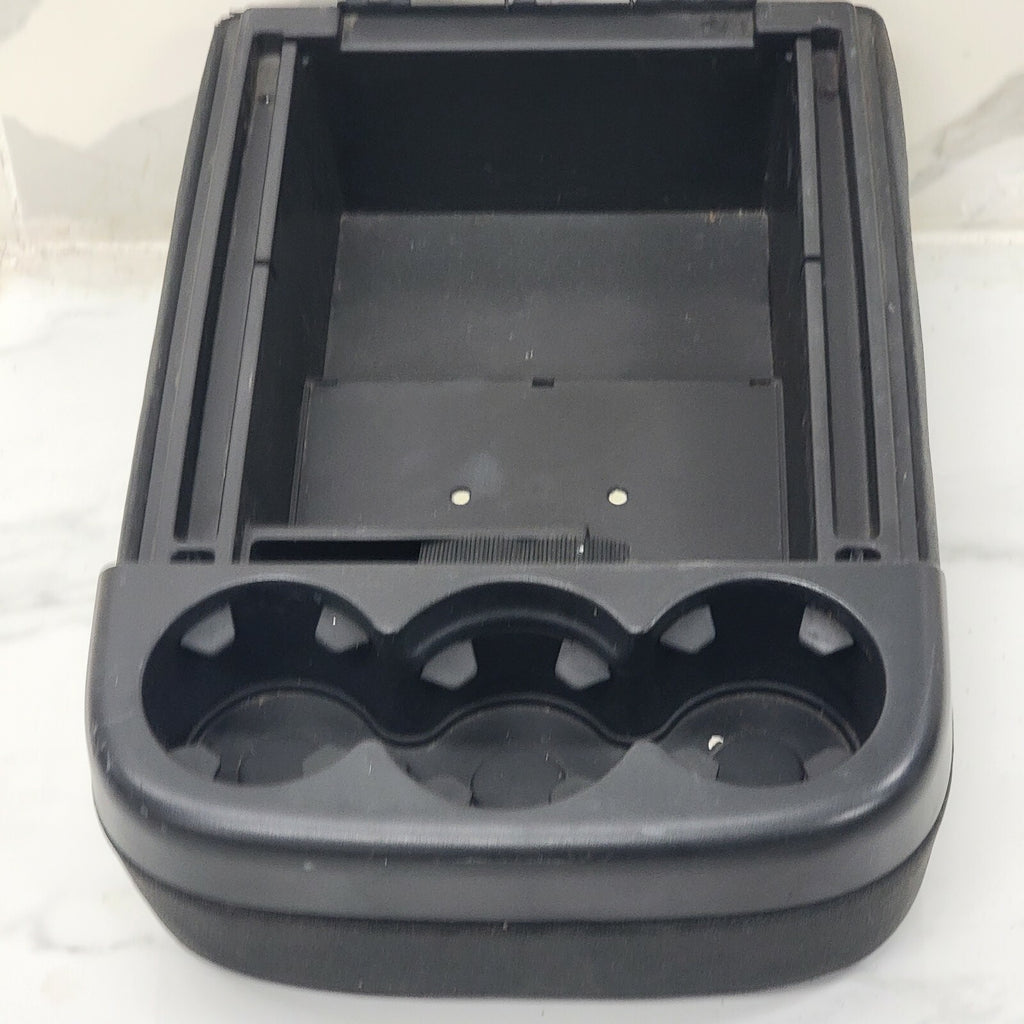 🔥07-13 SILVERADO SIERRA Center Console JUMP SEAT Armrest 3 CUP Holder BLACK JS5