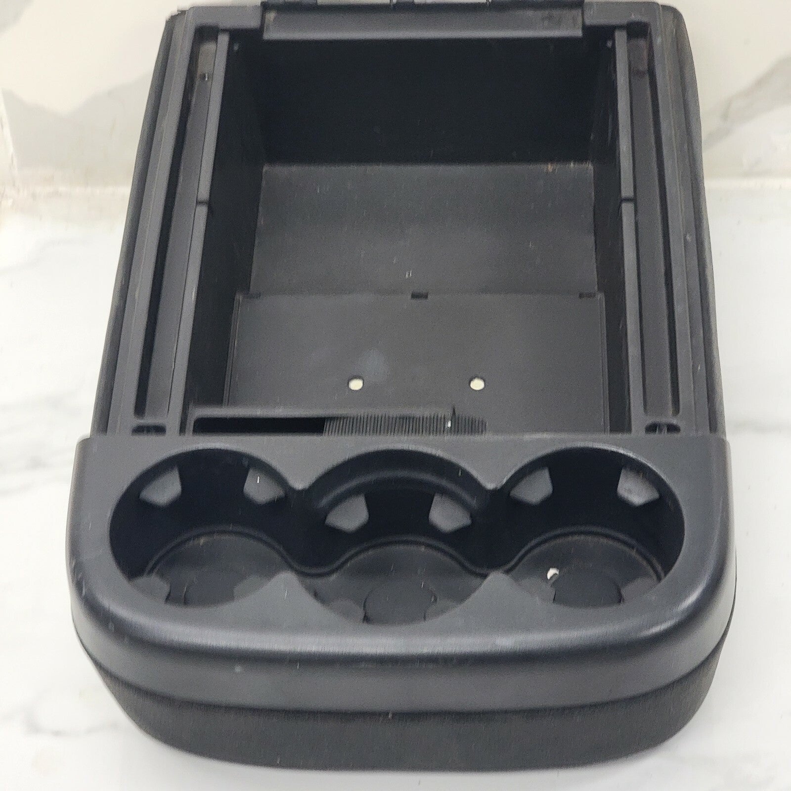 🔥07-13 SILVERADO SIERRA Center Console JUMP SEAT Armrest 3 CUP Holder BLACK JS5
