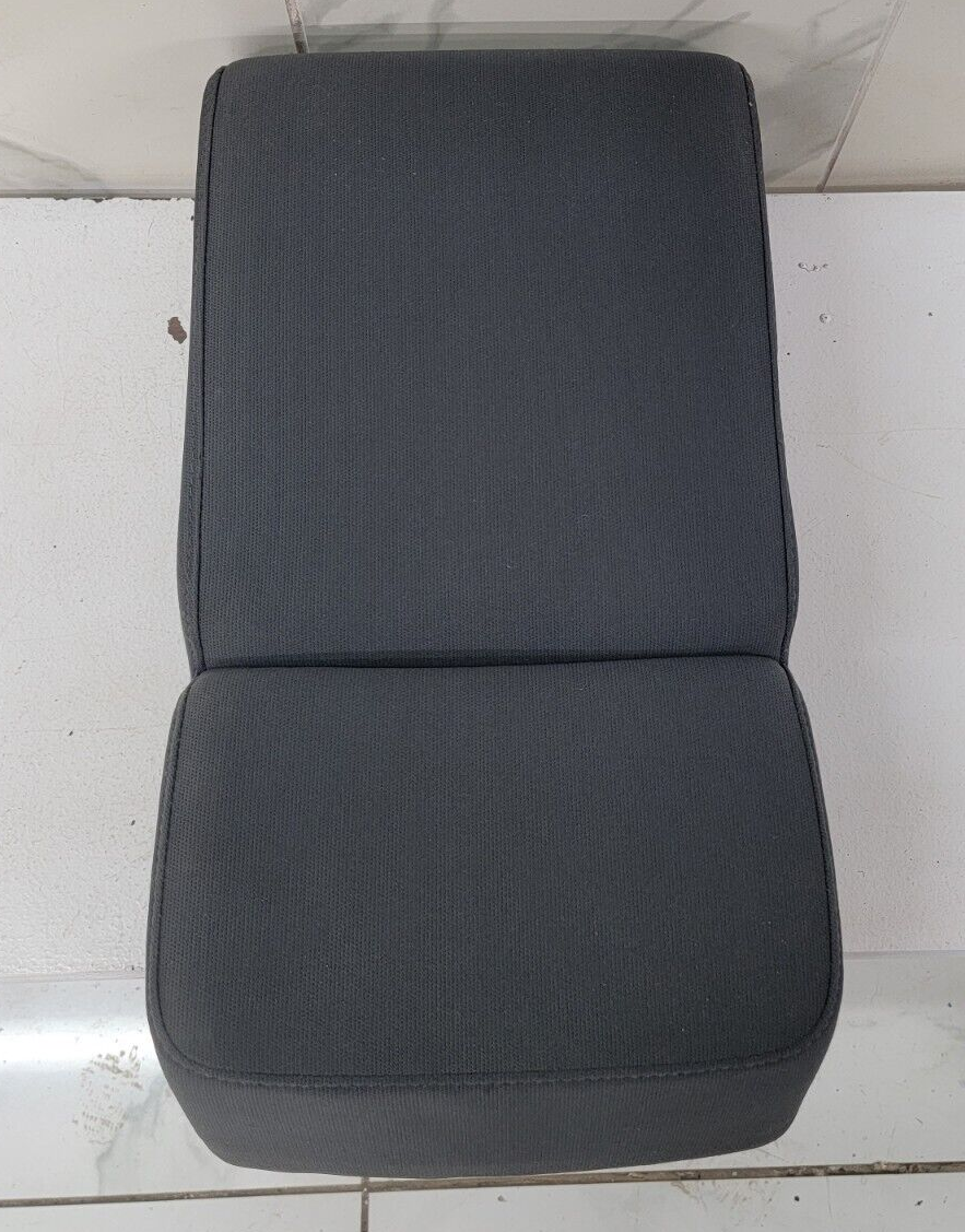 04-08 Ford F-150 Jump Seat Center console Armrest Cup Holder Cloth Dark Gray JS1