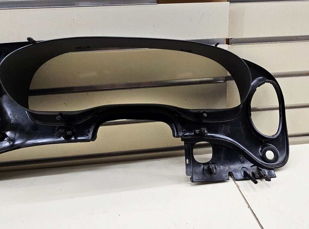 🔥97-03 Ford E-150 Econoline Dash Gauge Cluster Bezel Climate Radio Trim Black