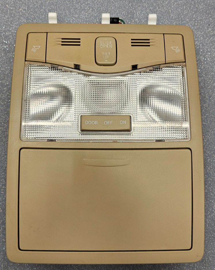 🔥05-09 Toyota Avalon Overhead Console Dome Map Light Lamp Sunroof Tan OEM