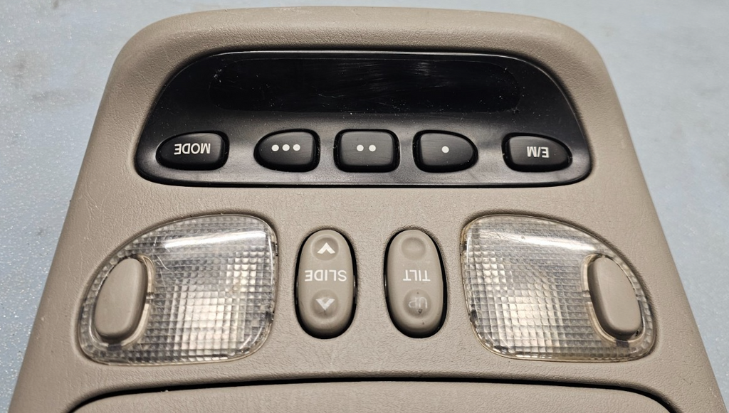 🔥01-07 Toyota Sequoia Overhead Console Dome Map Light Lamp Sunroof Assembly Tan