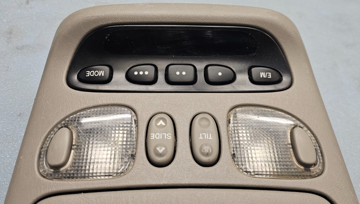 🔥01-07 Toyota Sequoia Overhead Console Dome Map Light Lamp Sunroof Assembly Tan