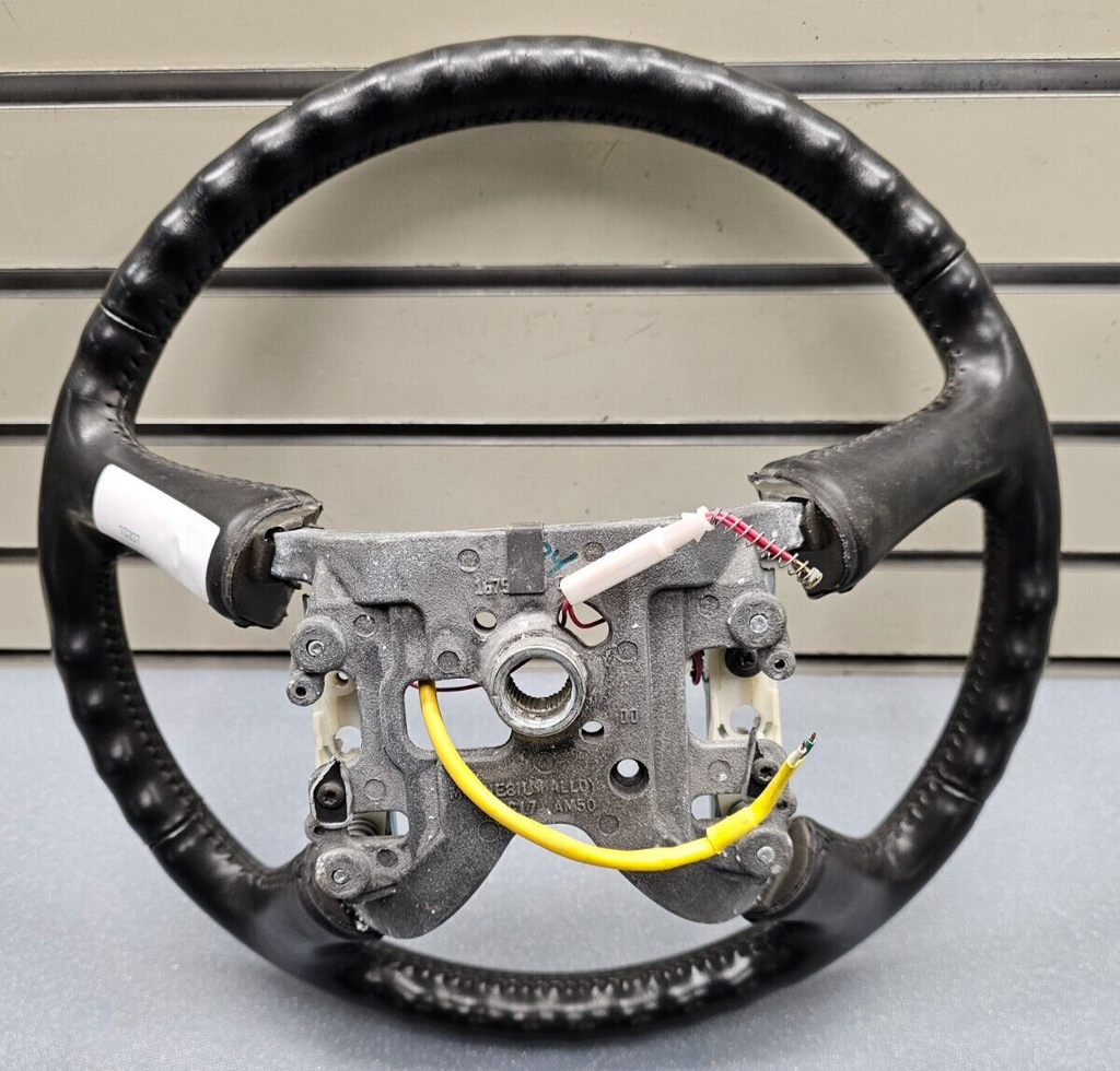 99-02 Chevy Silverado Tahoe Suburban Blazer SONOMA Steering Wheel Leather black