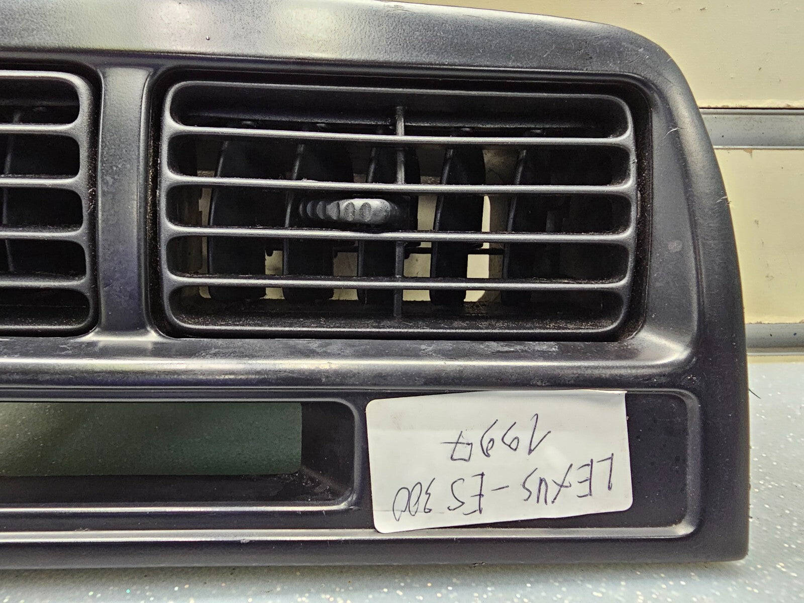 🔥97-01 LEXUS ES300 Center Dash AC Heater Trim Air Vent Conditioning Bezel Black