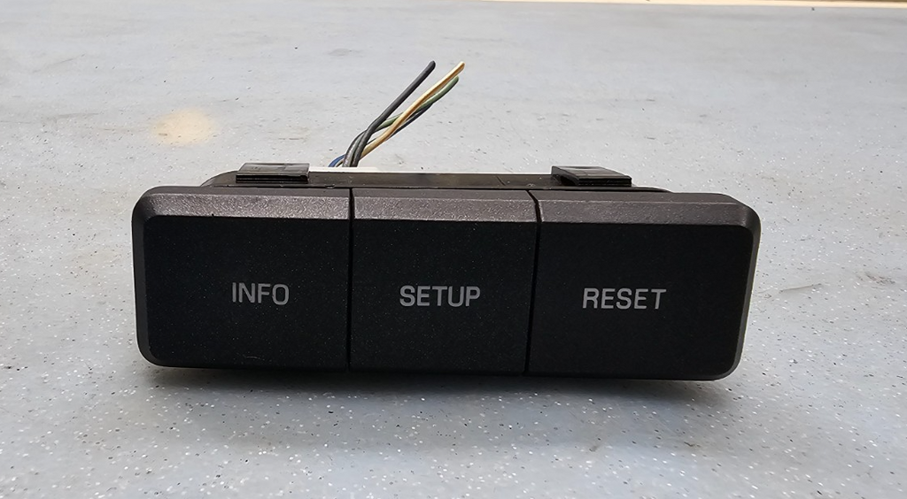 🔥07-10 LINCOLN MKZ MKX DASH INFO SETUP RESET CONTROL SWITCH ASSEMBLY BLACK OEM