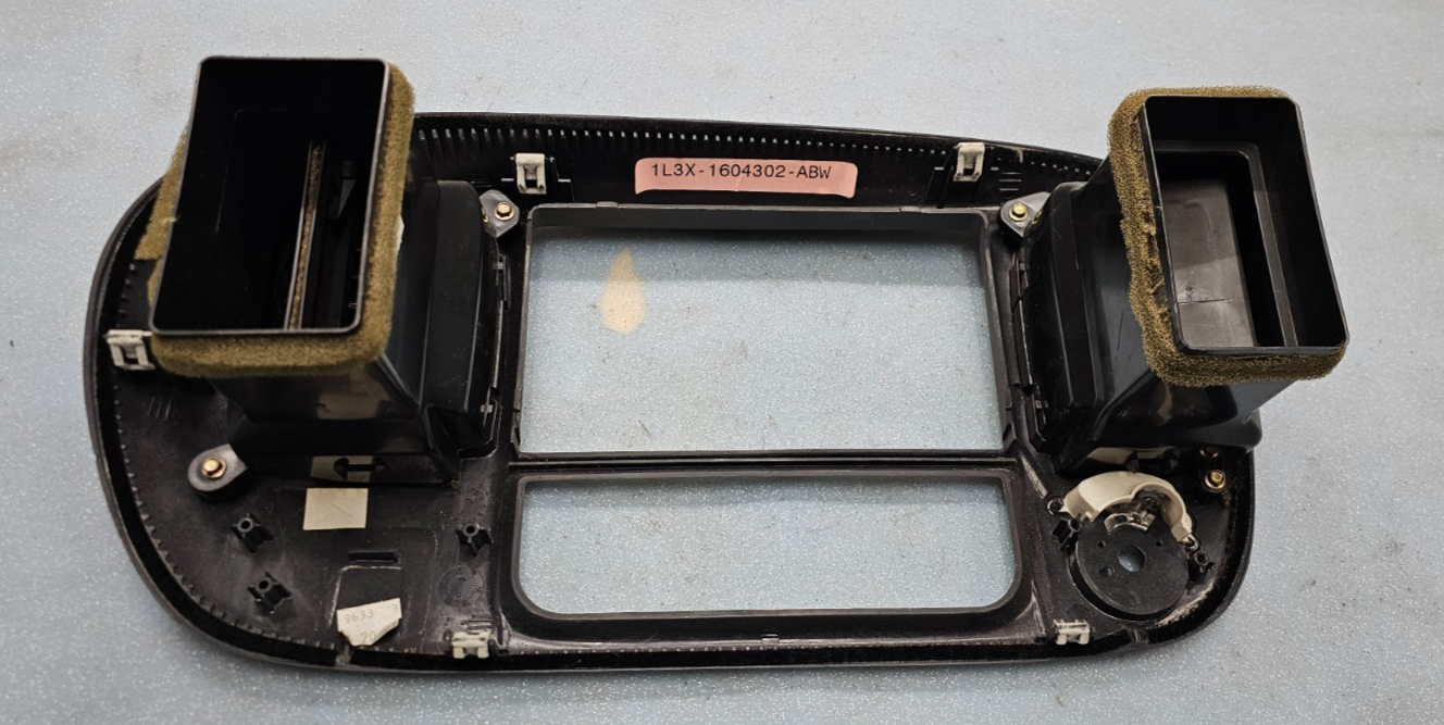 🔥97-03 Ford F150 F-150 Dash Radio Stereo Climate BEZEL Trim Panel Line DK GRAY