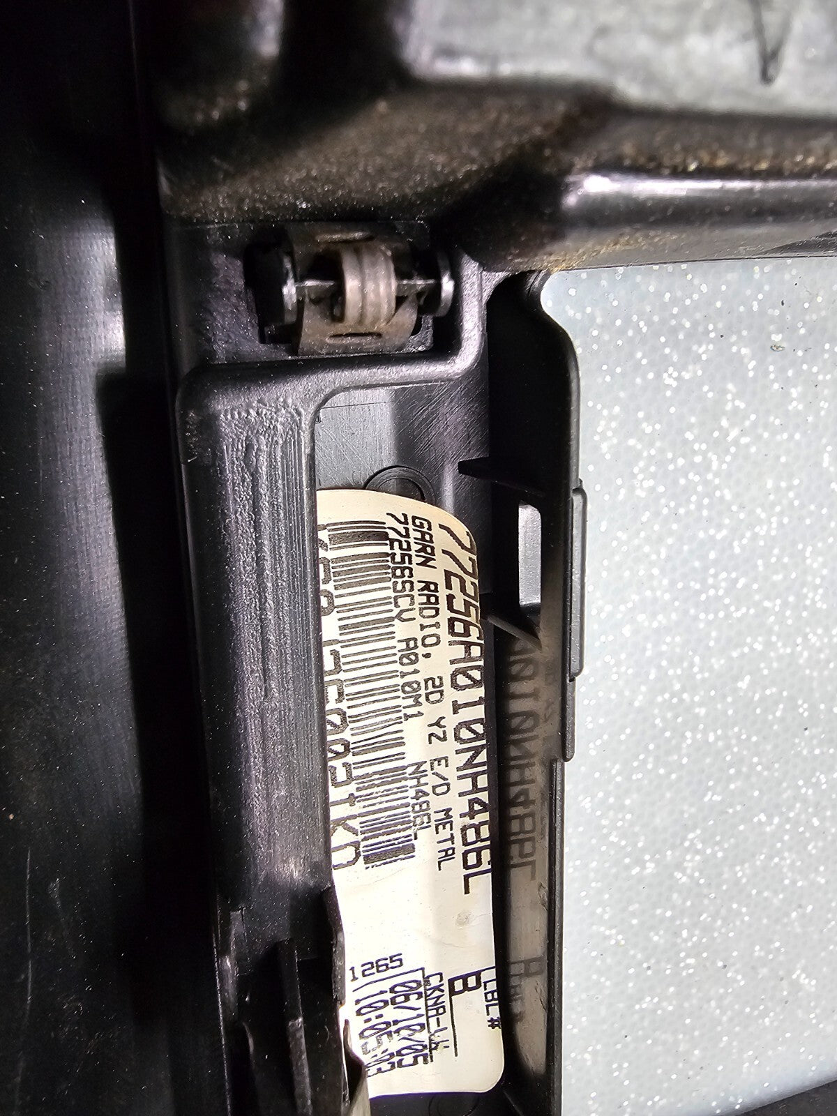 🔥03-06 Honda Element Center Dash Radio Surround Bezel Trim Panel Climate Black