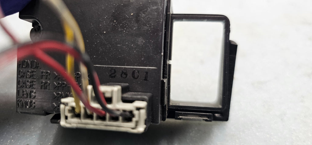 🔥98-02 Honda Accord Center Dash Clock Hazard Switch Board Digital Button Black