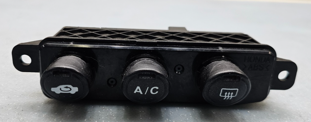 🔥01-05 Honda Civic AC Heater Climate Defrost Control Button Switch OEM BLACK