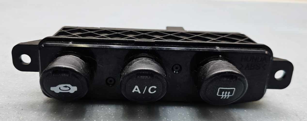 🔥01-05 Honda Civic AC Heater Climate Defrost Control Button Switch OEM BLACK