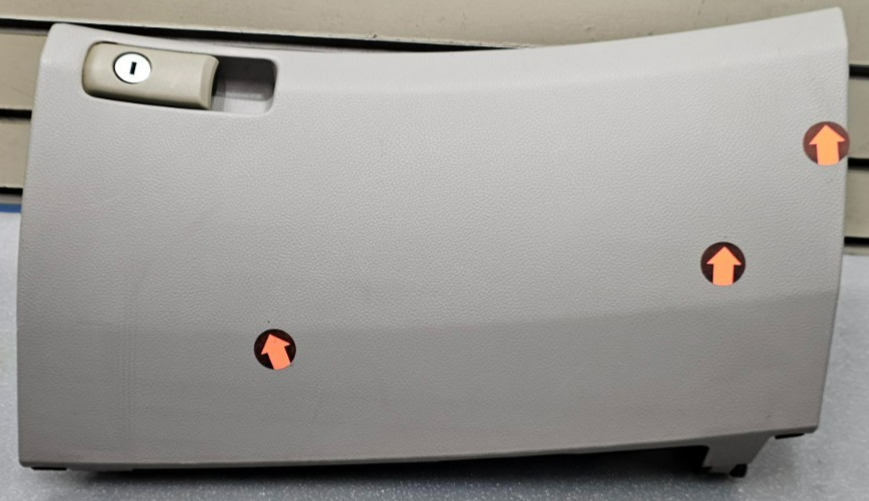 🔥08-12 Accord Dash Glove Box Storage Compartment Instrument Panel Assembly Gray