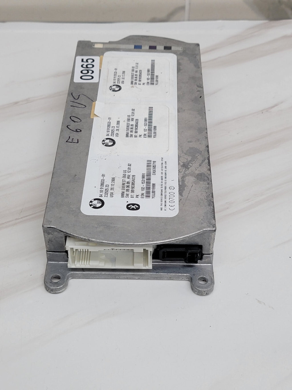 🔥06-08 BMW CDMA TELEMATICS BLUETOOTH CONTROL MODULE Everest 84.10 9120742-01