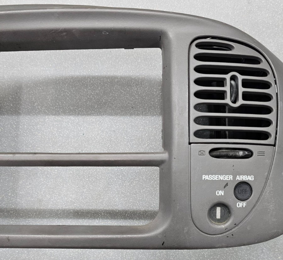 🔥97-03 Ford F150 Center Dash Radio Climate Trim Stereo BEZEL Panel  GRAY