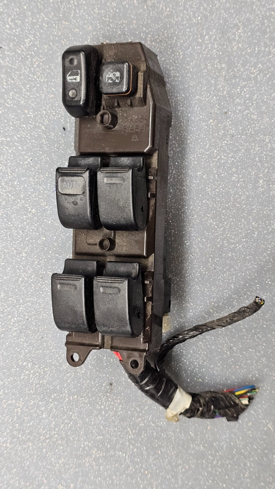 🔥03-08 Corolla Matrix Left Driver Master Power Window Switch Assembly Black OEM