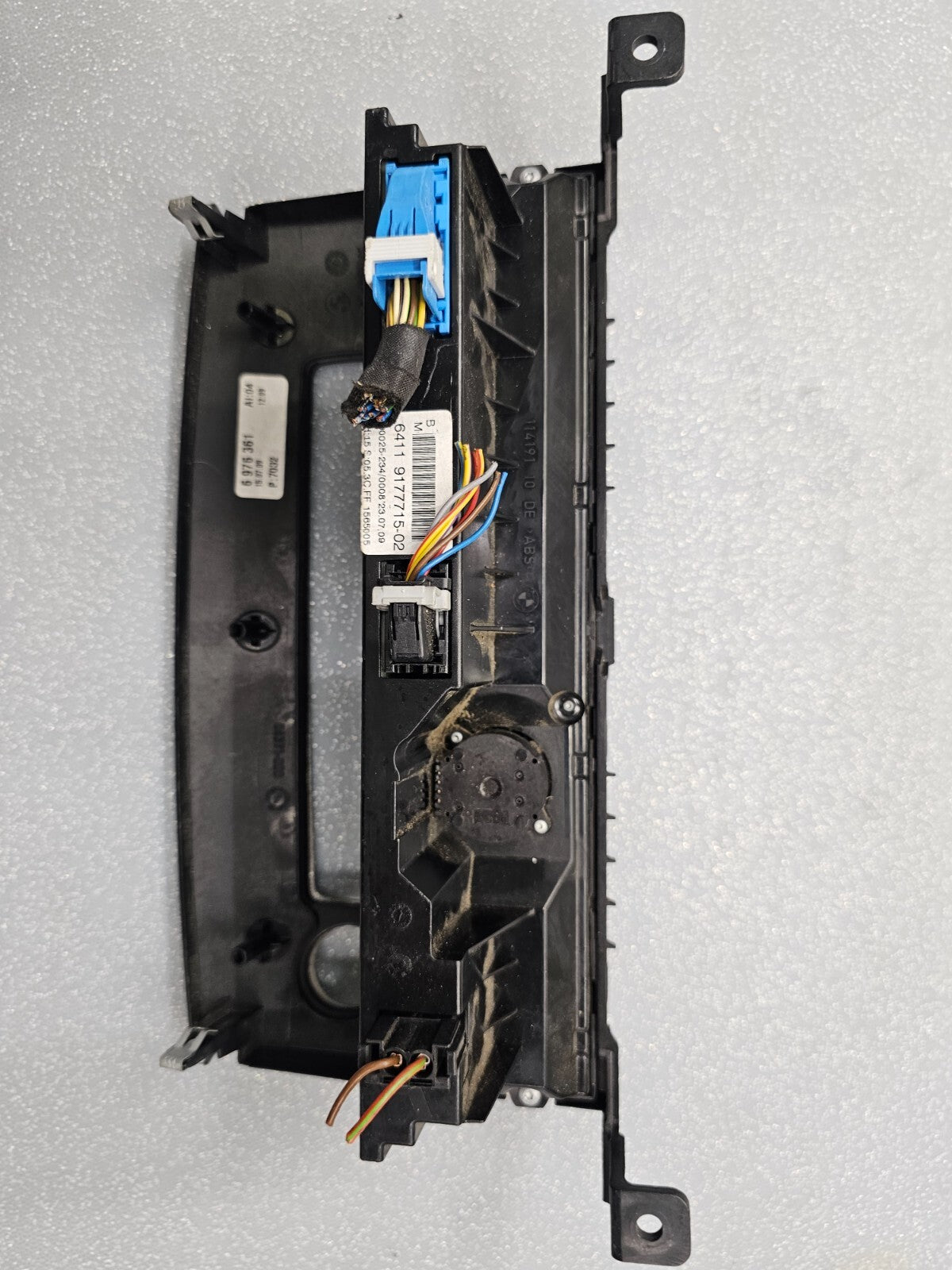 🔥08-10 BMW 5 SERIES AC HEATER TEMPERATURE CLIMATE CONTROL UNIT AIR CONDITIONER
