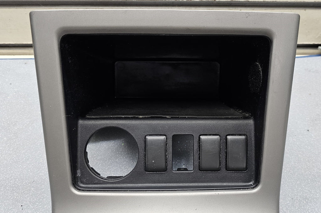 🔥05-12 NISSAN PATHFINDER CENTER CONSOLE SHIFTER SHIFT STORAGE BEZEL TRIM SILVER