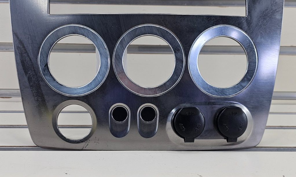 🔥06-10 HUMMER H3 DASH AM FM RADIO DISPLAY STEREO CLIMATE CONTROL BEZEL SILVER