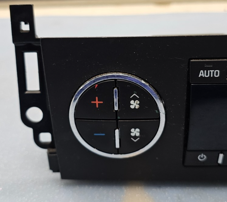 🔥07-11 Silverado Sierra Dash A/C HVAC Heater Temperature Climate Control Black