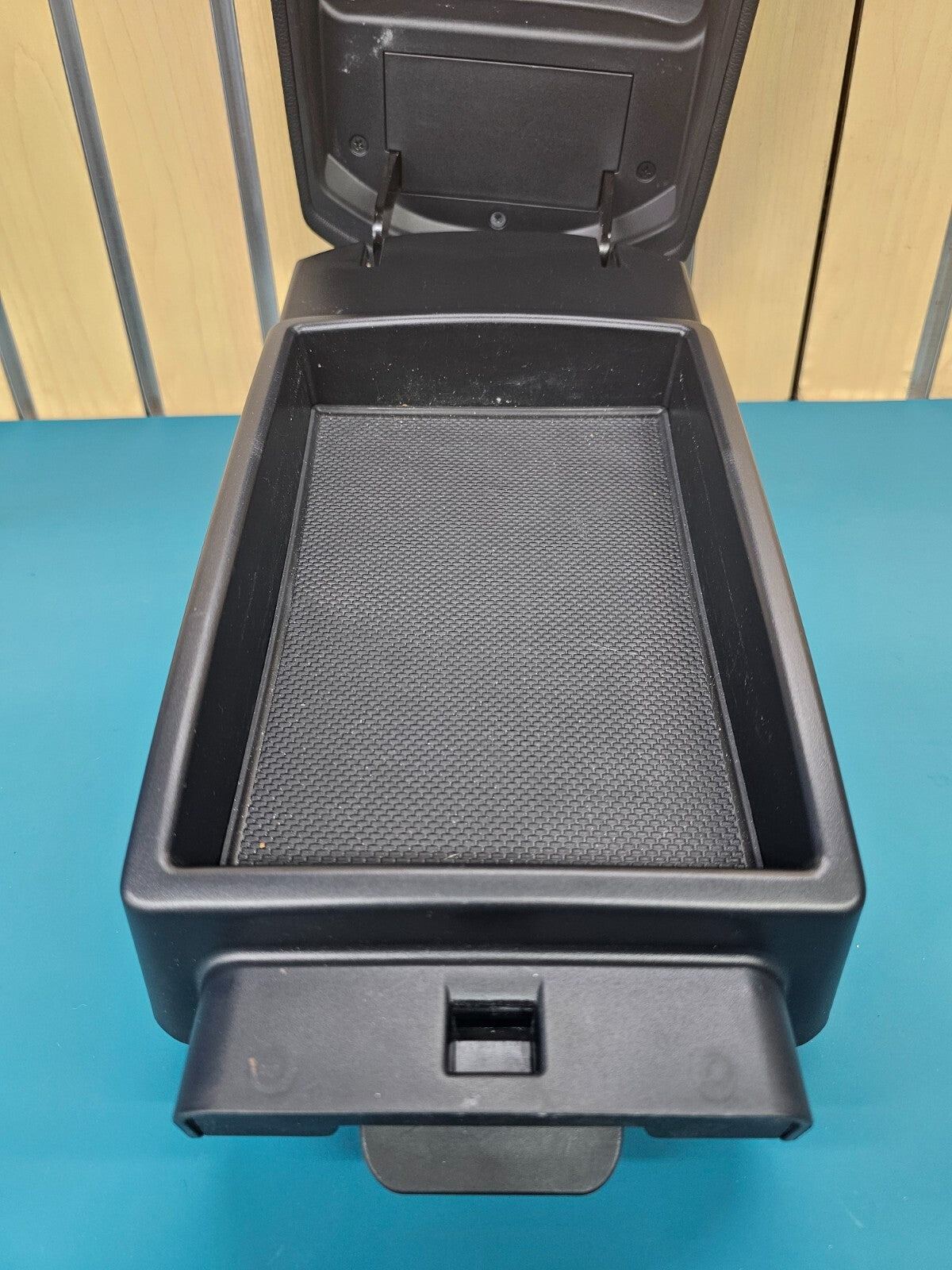🔥11-14 HYUNDAI SONATA CENTER CONSOLE ARM REST ARMREST LID COVER TOP BLACK OEM
