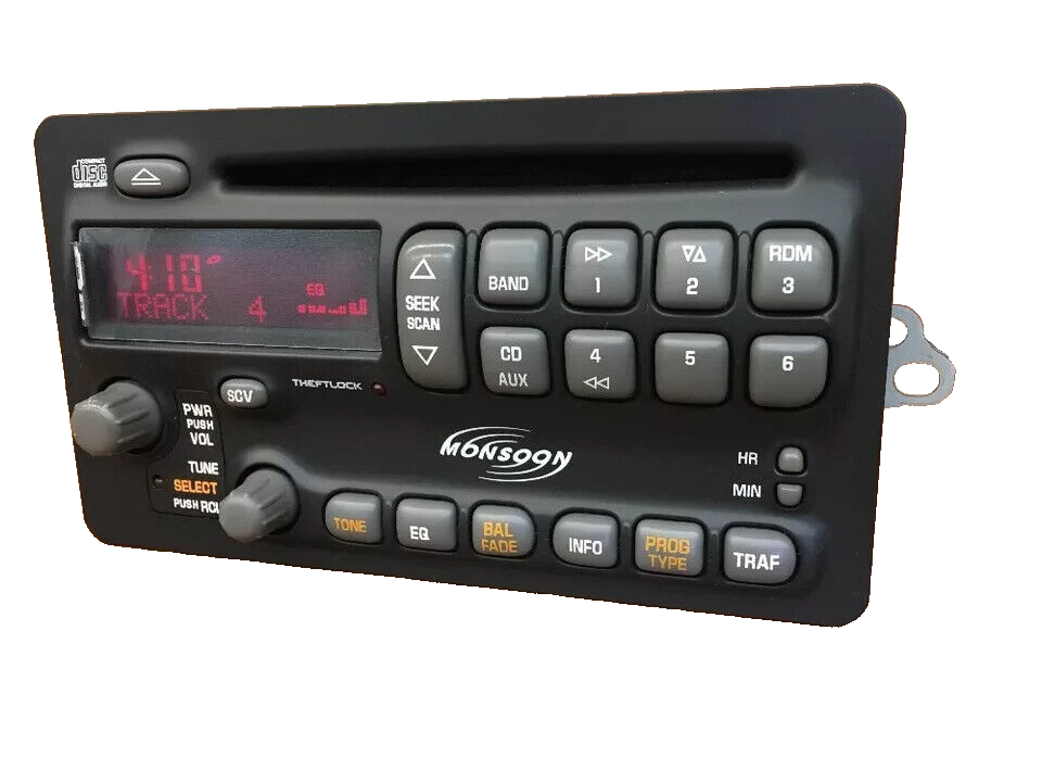 🔥01-05 Pontiac Grand Am Monsoon Cd Radio Unlocked -Plug & Play PRE-PROGRAMMED