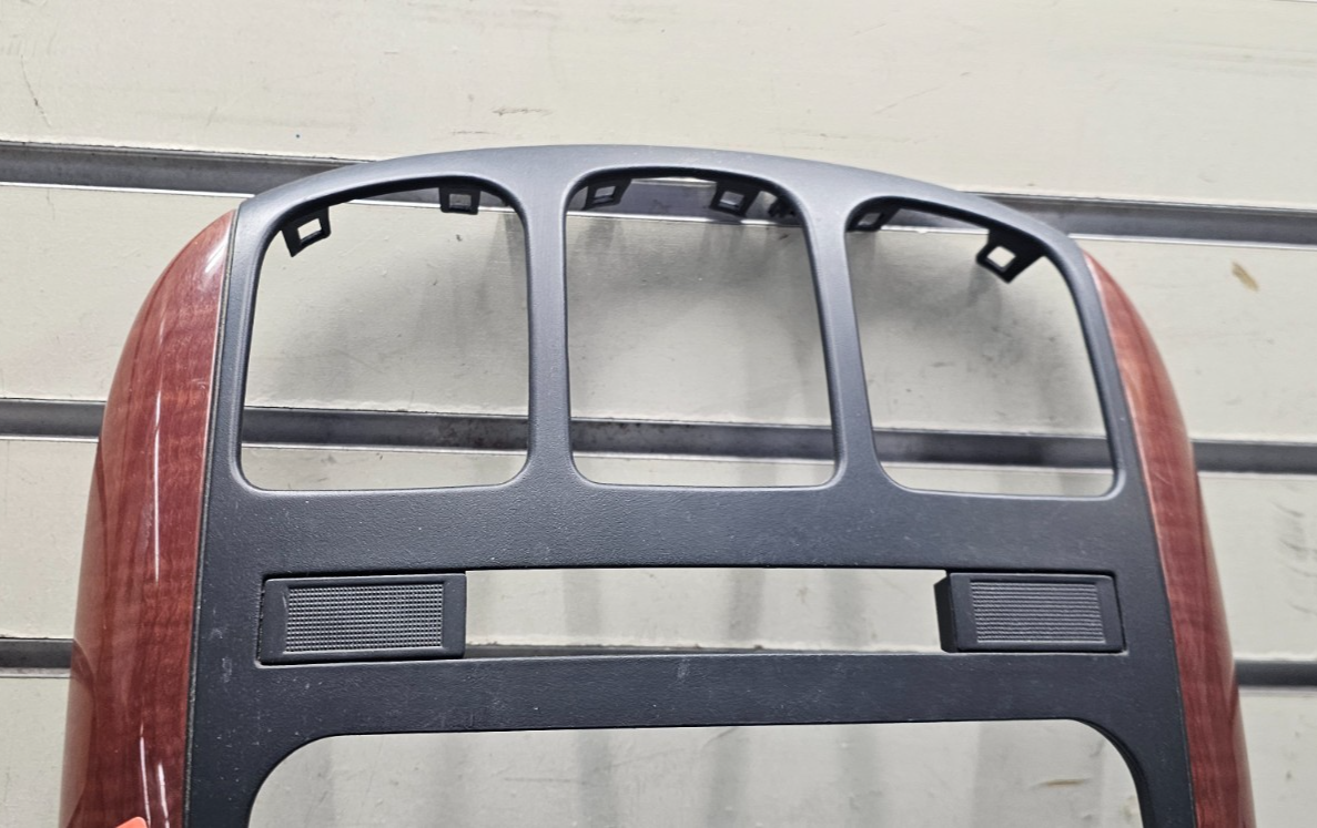 🔥01-07 Caravan Town Country Dash Radio Climate TRIM Panel Surround Bezel WOOD