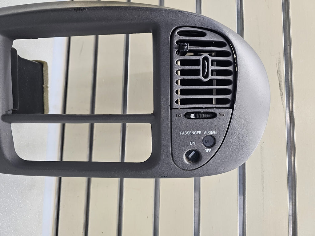 🔥1997-2003 Ford F150 Front Center Dash Radio BEZEL Trim Panel Dark Gray B1