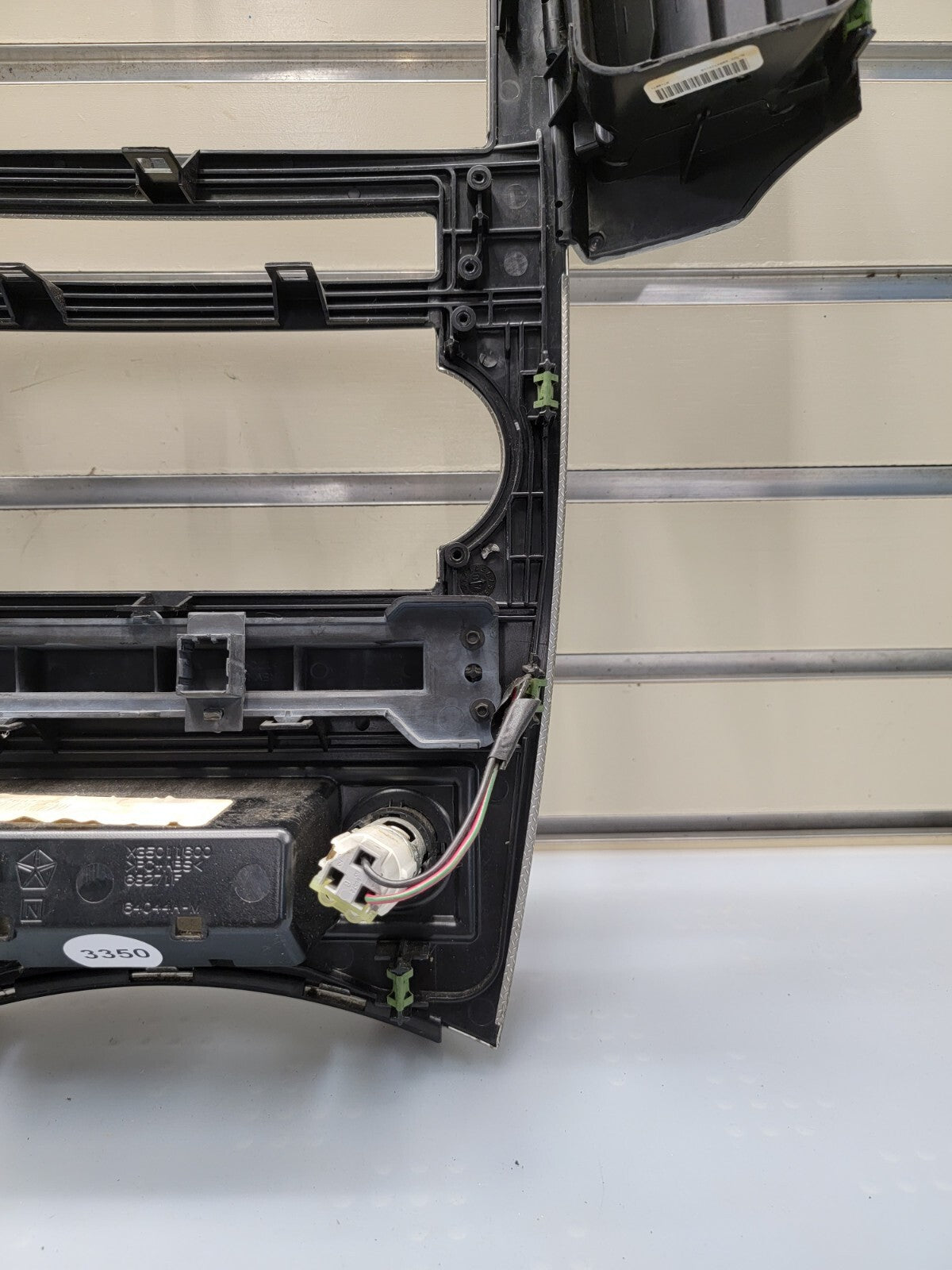 🔥08-10 JEEP GRAND CHEROKEE AC HEATER CONTROL RADIO DASH BEZEL TRIM VENTS SILVER