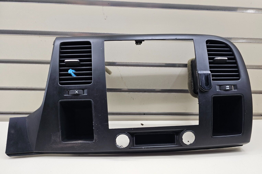 🔥07-14 Silverado SIERRA Center Dash Radio Bezel AC Climate Trim Panel Black B6