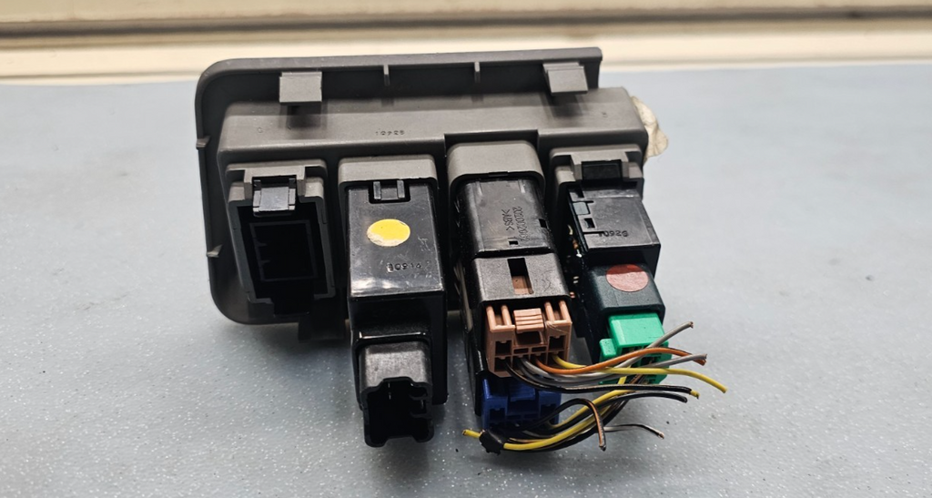 🔥07-09 Hyundai Santa Fe Dash Switch Panel Dimmer Lock Fog Light Control Silver