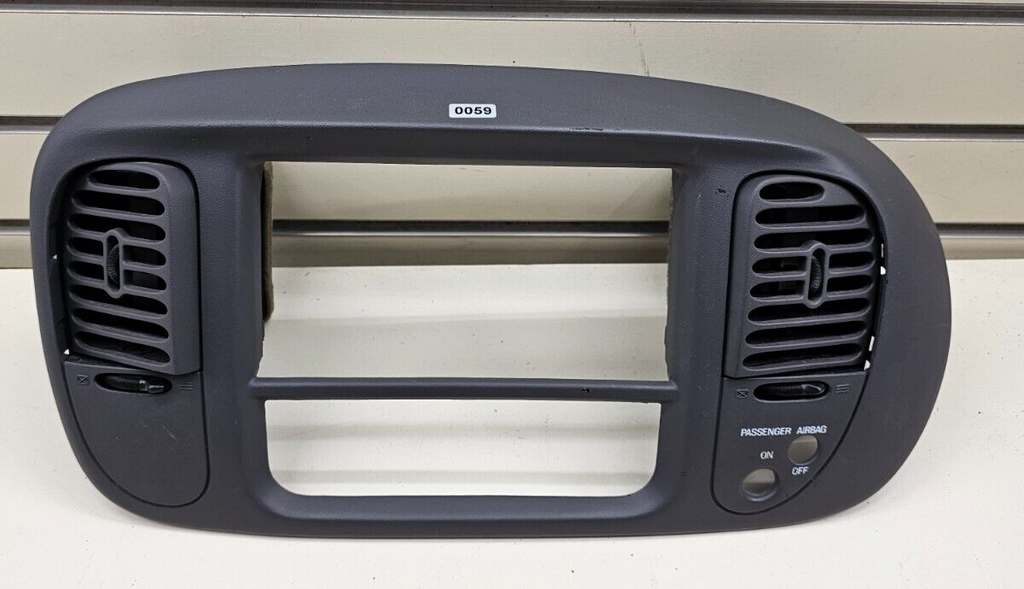 🔥97-03 Ford F-150 Center Dash Radio Stereo Climate Trim Bezel Panel Line Black