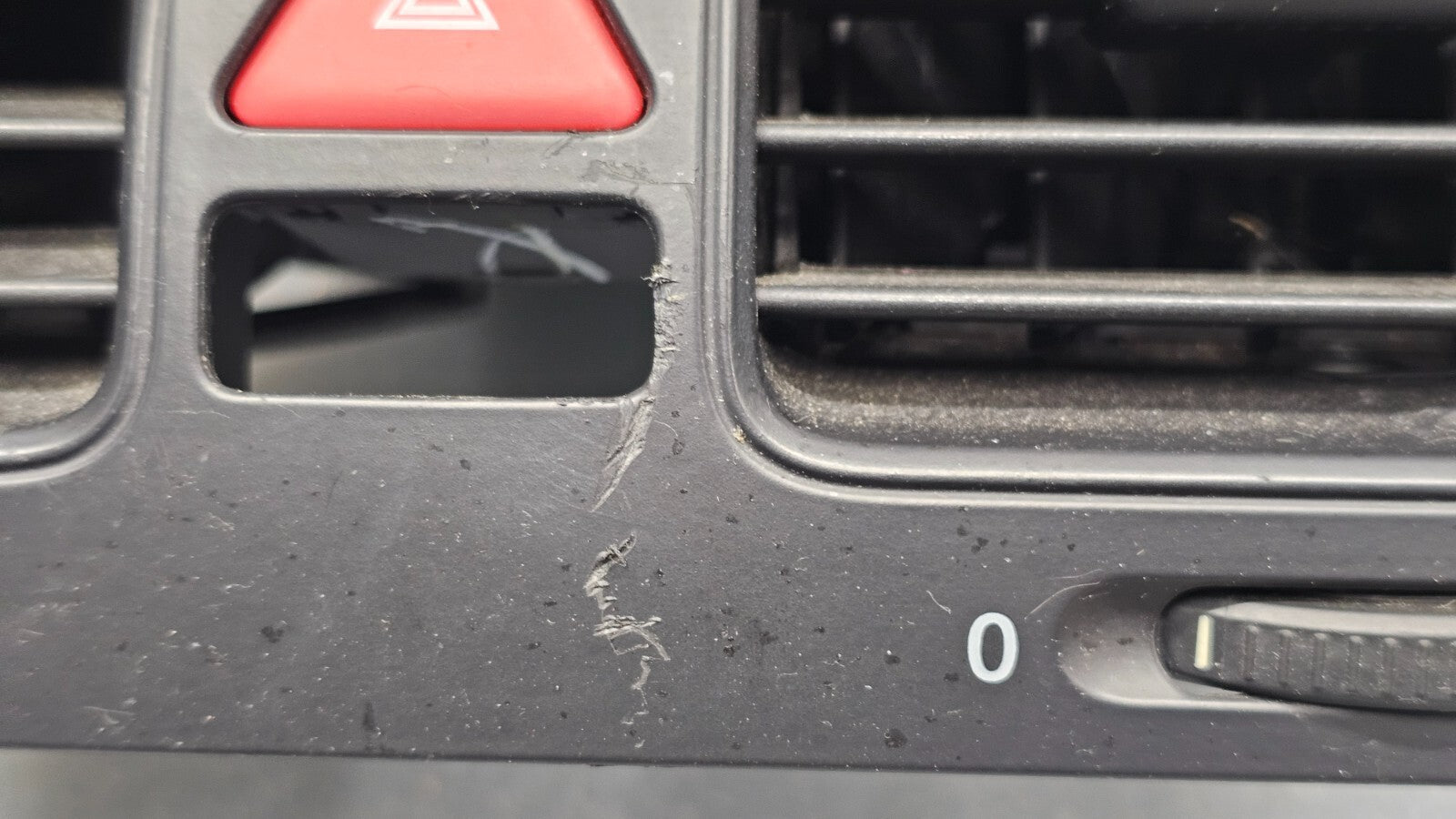 🔥05-10 Volkswagen Jetta Golf Dash AC Air Vent Heater Conditioning Bezel Black