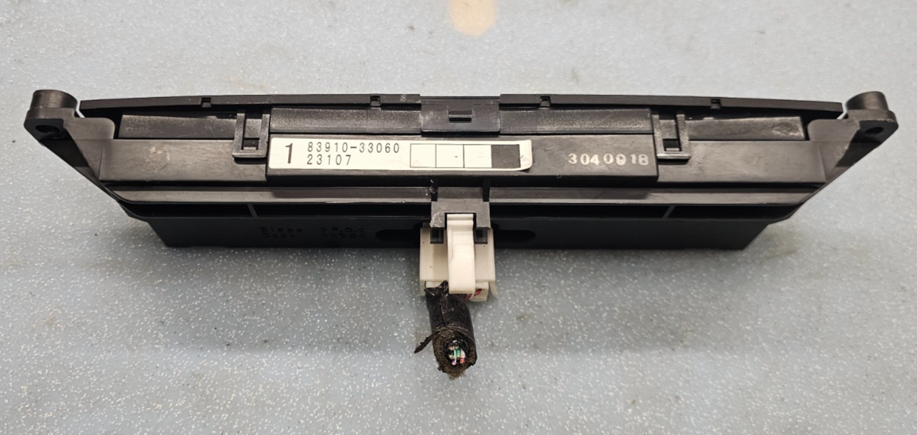 🔥02-06 Toyota Camry Digital Clock Time Display Right Passenger Assembly Black