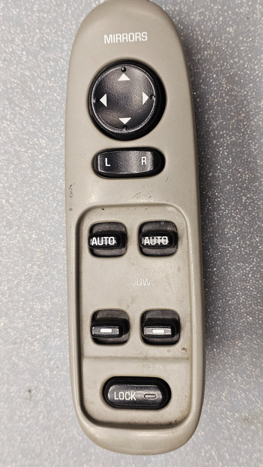🔥00-05 Buick Lesabre Left Driver Master Power Window Switch Assembly Gray OEM