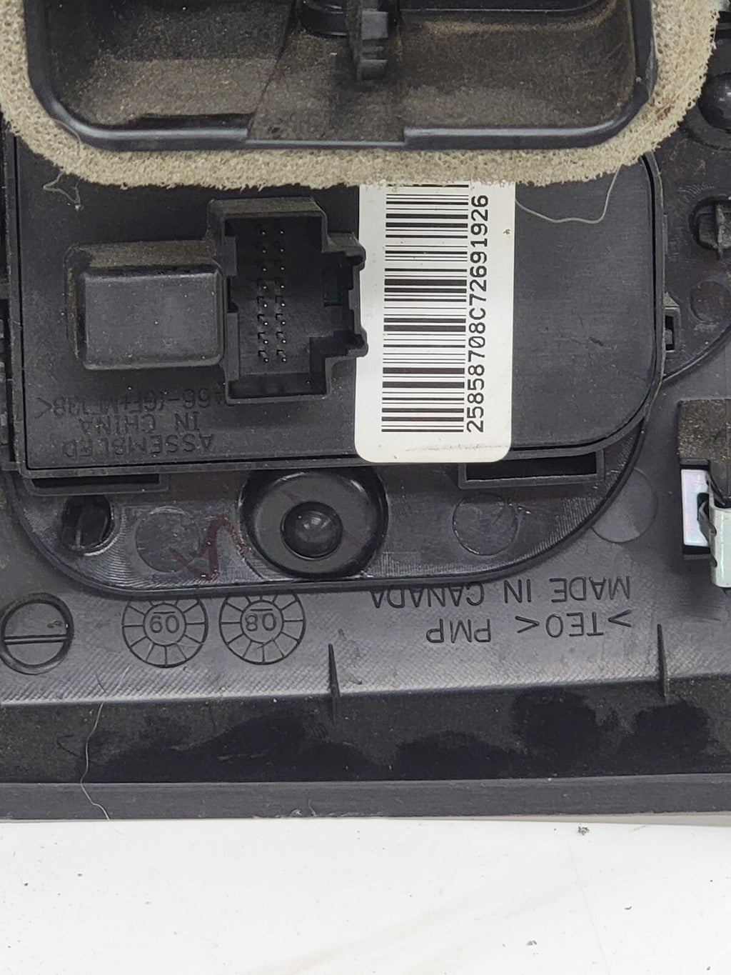 07-13 FOR SILVERADO 1500 SIERRA 1500 AIR VENT W/HEADLIGHT DIMMER SWITCH OEM VT45