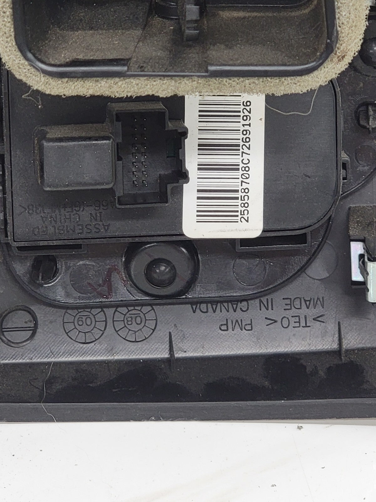 07-13 FOR SILVERADO 1500 SIERRA 1500 AIR VENT W/HEADLIGHT DIMMER SWITCH OEM VT45