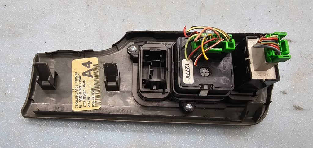 🔥05-10 Honda Odyssey Door Sun Roof Control Switch Sliding Slide Power Side Gray