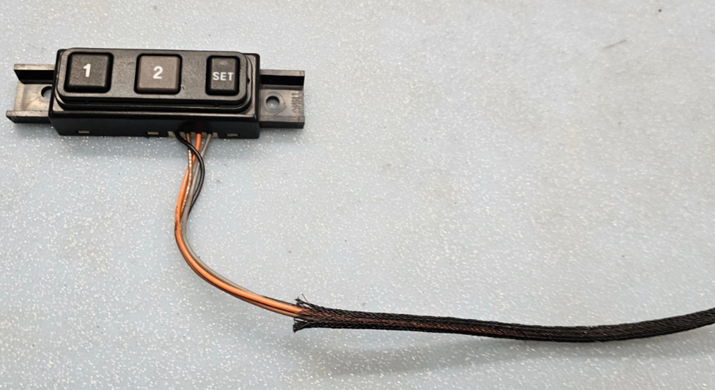 🔥99-04 Jeep Grand Cherokee Left Driver Front Memory Seat Selector Switch BLACK